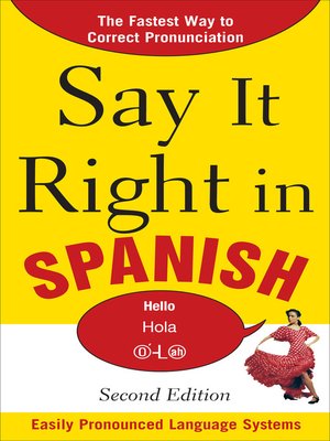 cover image of Say It Right in Spanish